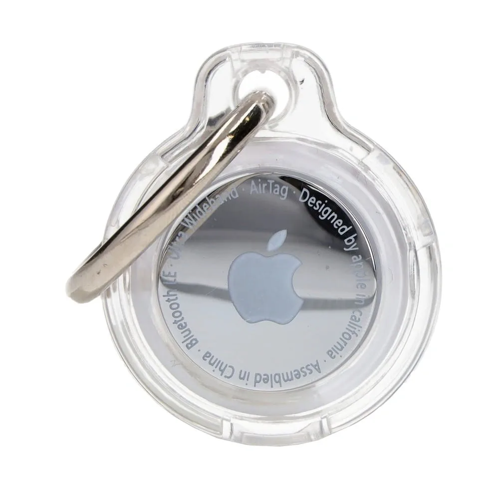 Kryt Bizon Case Locator Keychain Apple AirTag clear