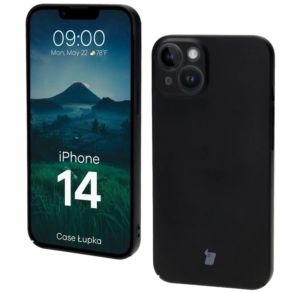 Kryt BIZON Case Lupka Apple iPhone 14 black