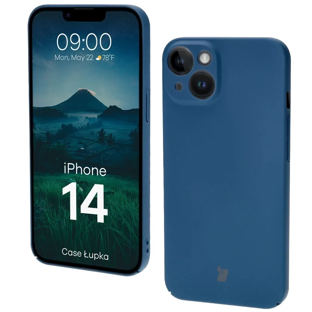 Kryt BIZON Case Lupka Apple iPhone 14 blue