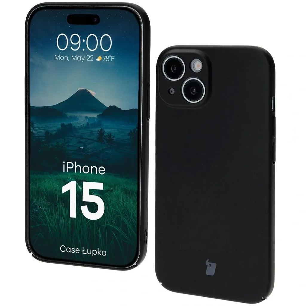 Kryt Bizon Case Lupka Apple iPhone 15 black