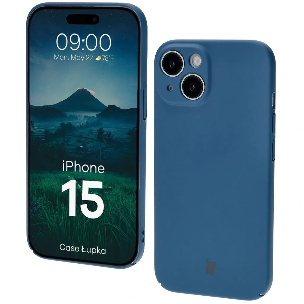 Kryt Bizon Case Lupka Apple iPhone 15 blue