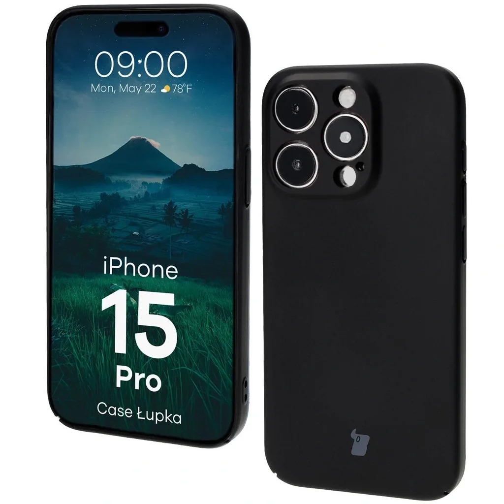 Kryt Bizon Case Lupka Apple iPhone 15 Pro black