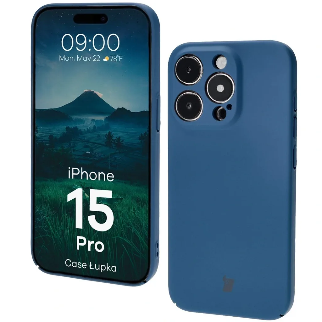 Kryt Bizon Case Lupka Apple iPhone 15 Pro blue