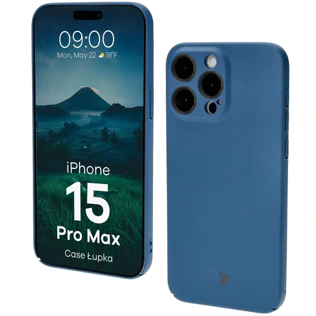 Kryt Bizon Case Lupka Apple iPhone 15 Pro Max blue