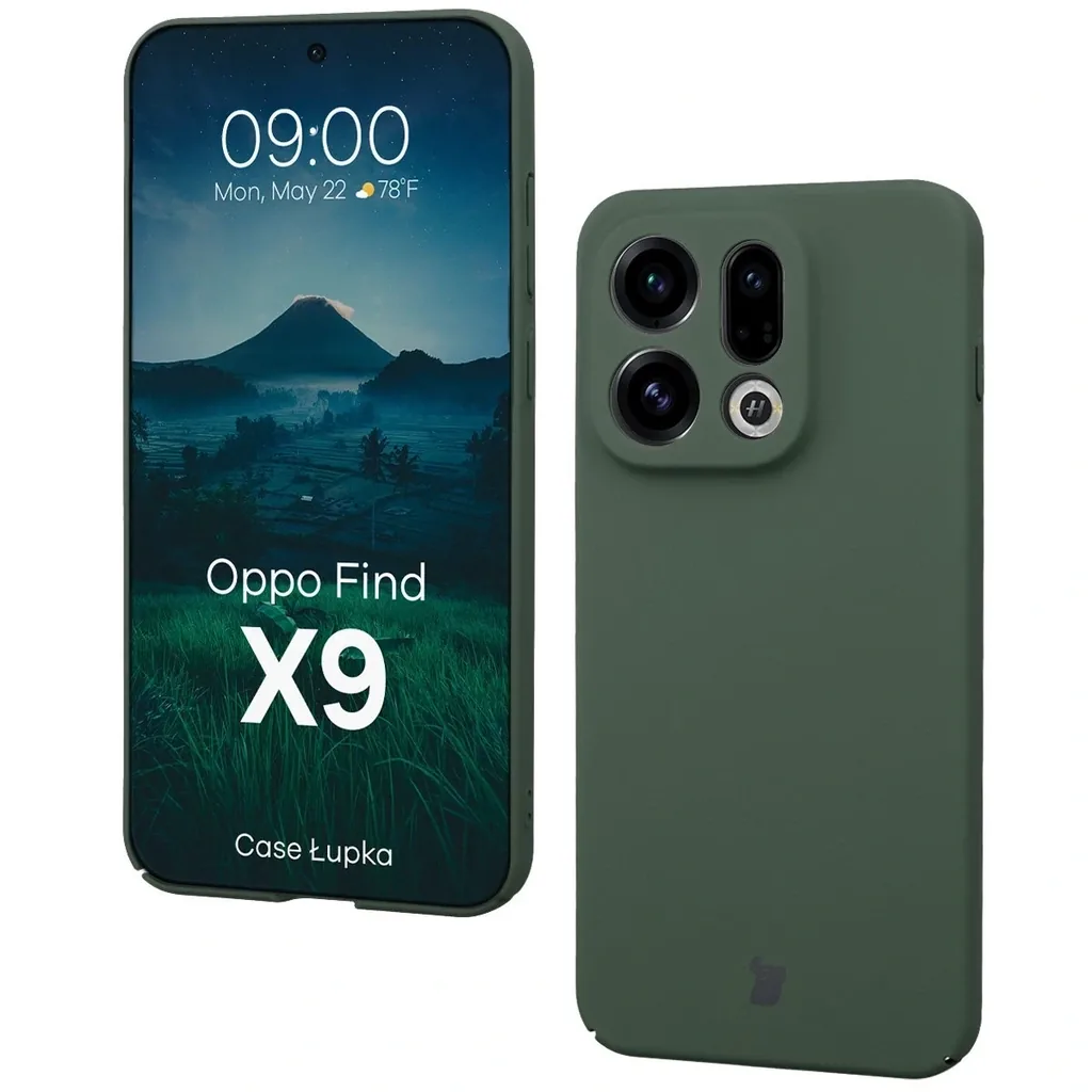 Kryt Bizon Case Lupka Oppo Find X9 green