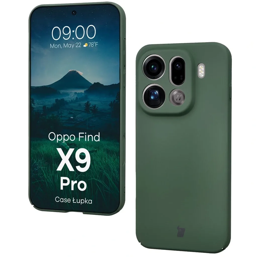 Kryt Bizon Case Lupka Oppo Find X9 Pro green