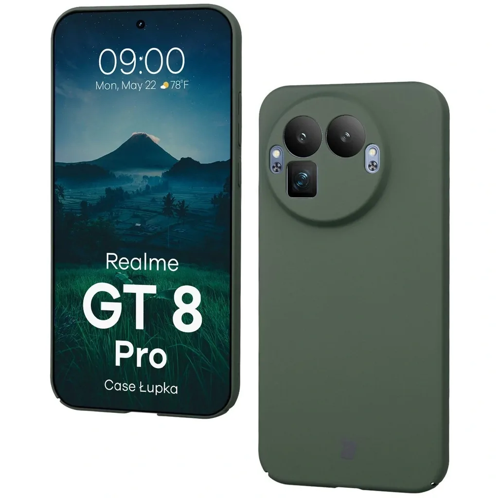 Kryt Bizon Case Lupka Realme GT 8 Pro green