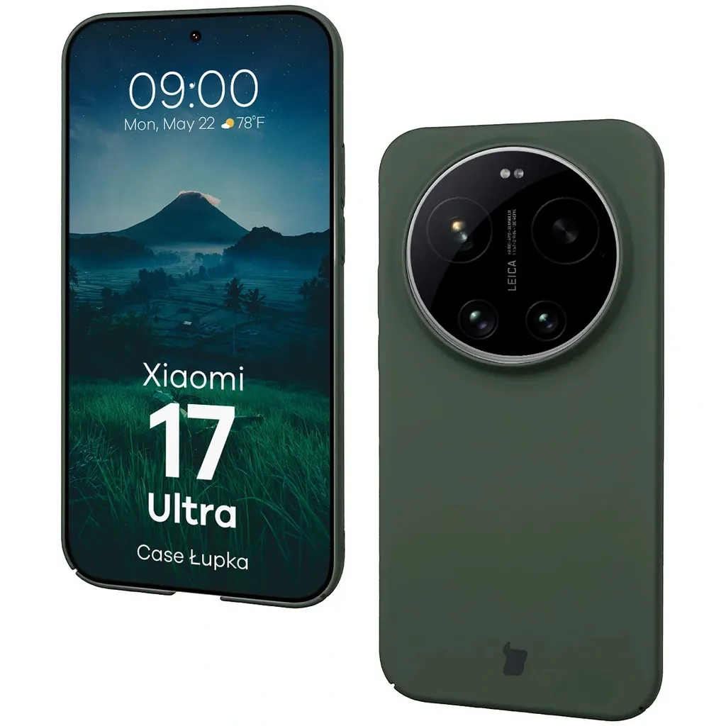 Kryt Bizon Case Lupka Xiaomi 17 Ultra, green