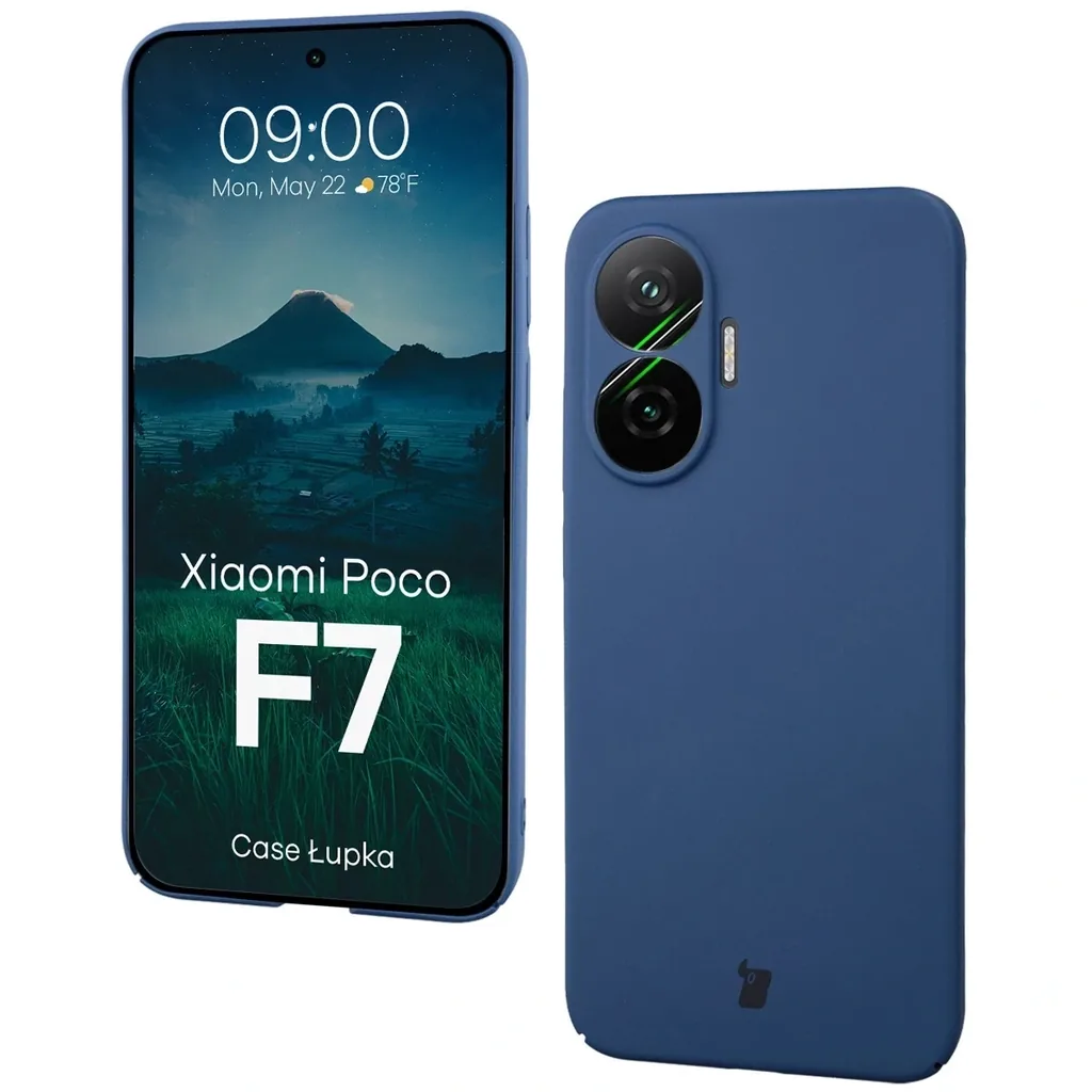 Kryt Bizon Case Lupka Xiaomi POCO F7 blue