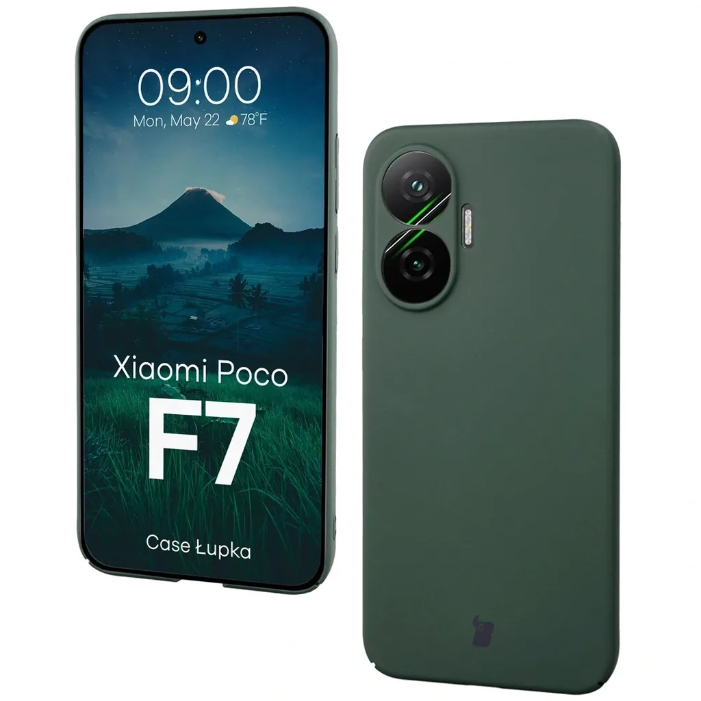 Kryt Bizon Case Lupka Xiaomi POCO F7 green