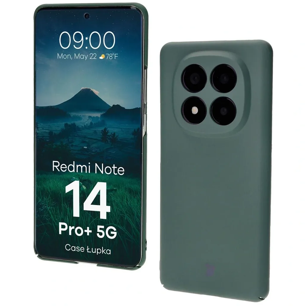 Kryt Bizon Case Lupka Xiaomi Redmi Note 14 Pro+ Plus 5G green
