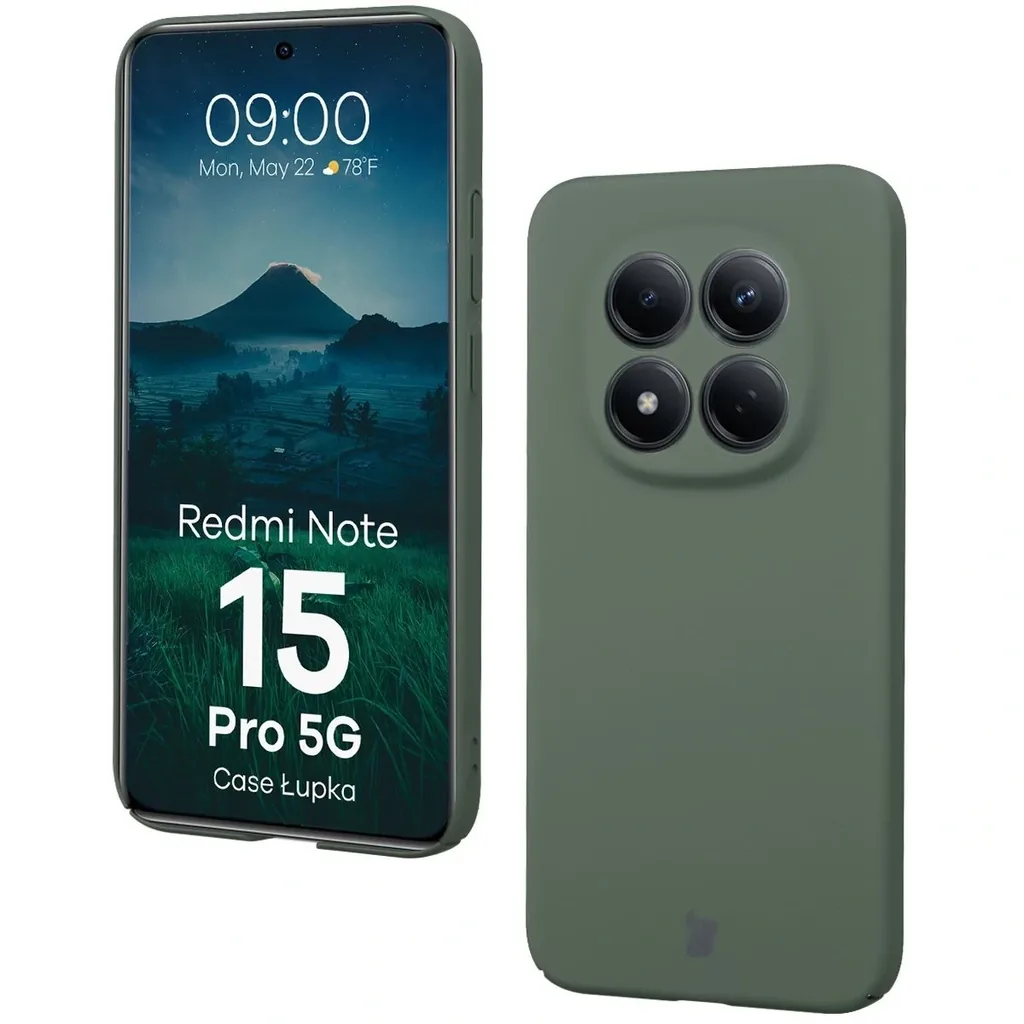 Kryt Bizon Case Lupka Xiaomi Redmi Note 15 Pro 5G green