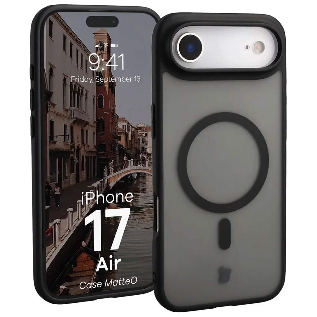 Kryt Bizon Case MatteO Magnetic Apple iPhone Air smoky black