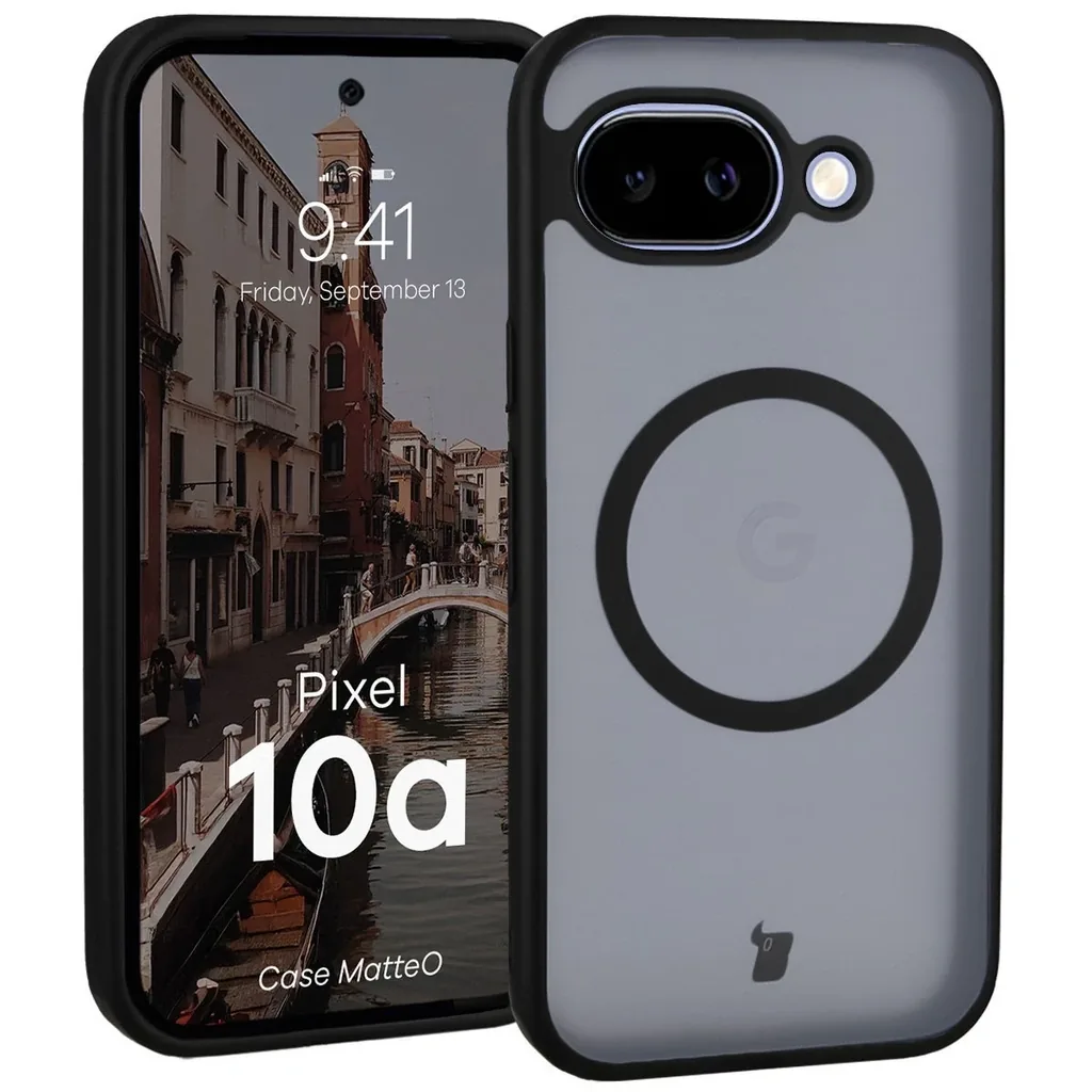 Kryt Bizon Case MatteO Magnetic Google Pixel 10a smoky black