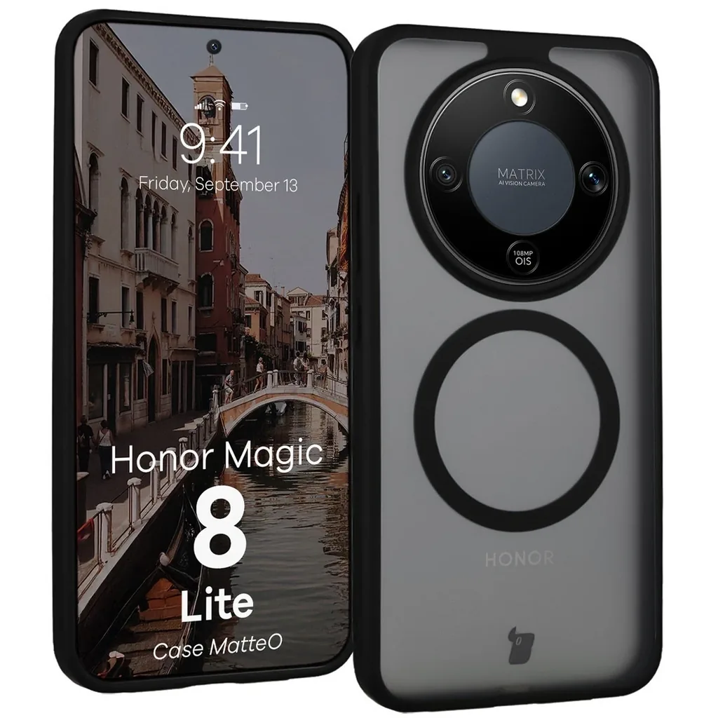 Kryt Bizon Case MatteO Magnetic Honor Magic8 Lite smoky black