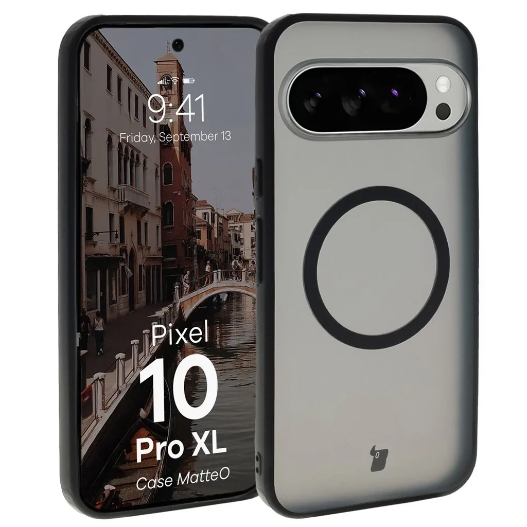 Kryt Bizon Case MatteO Magnetic Pixel 10 Pro XL smoky black
