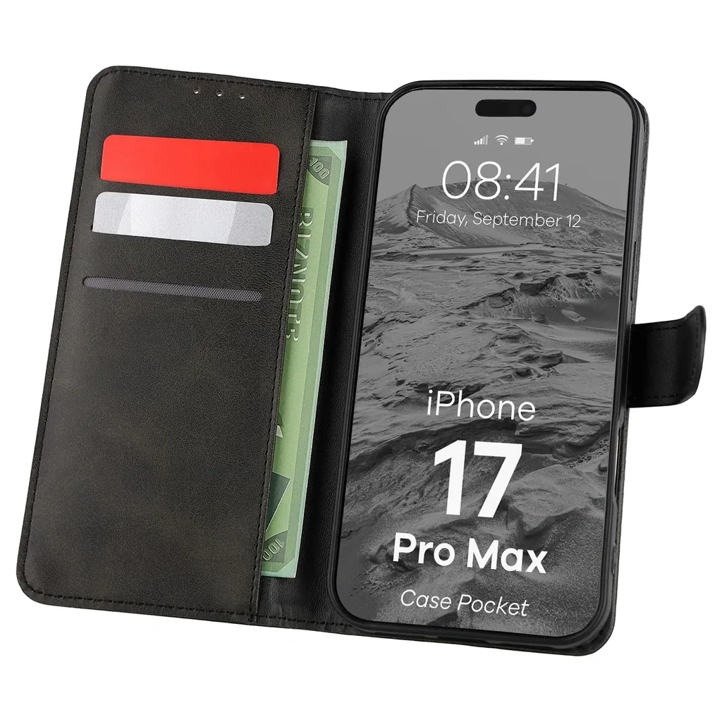 Kryt Bizon Case Pocket Apple iPhone 17 Pro Max black