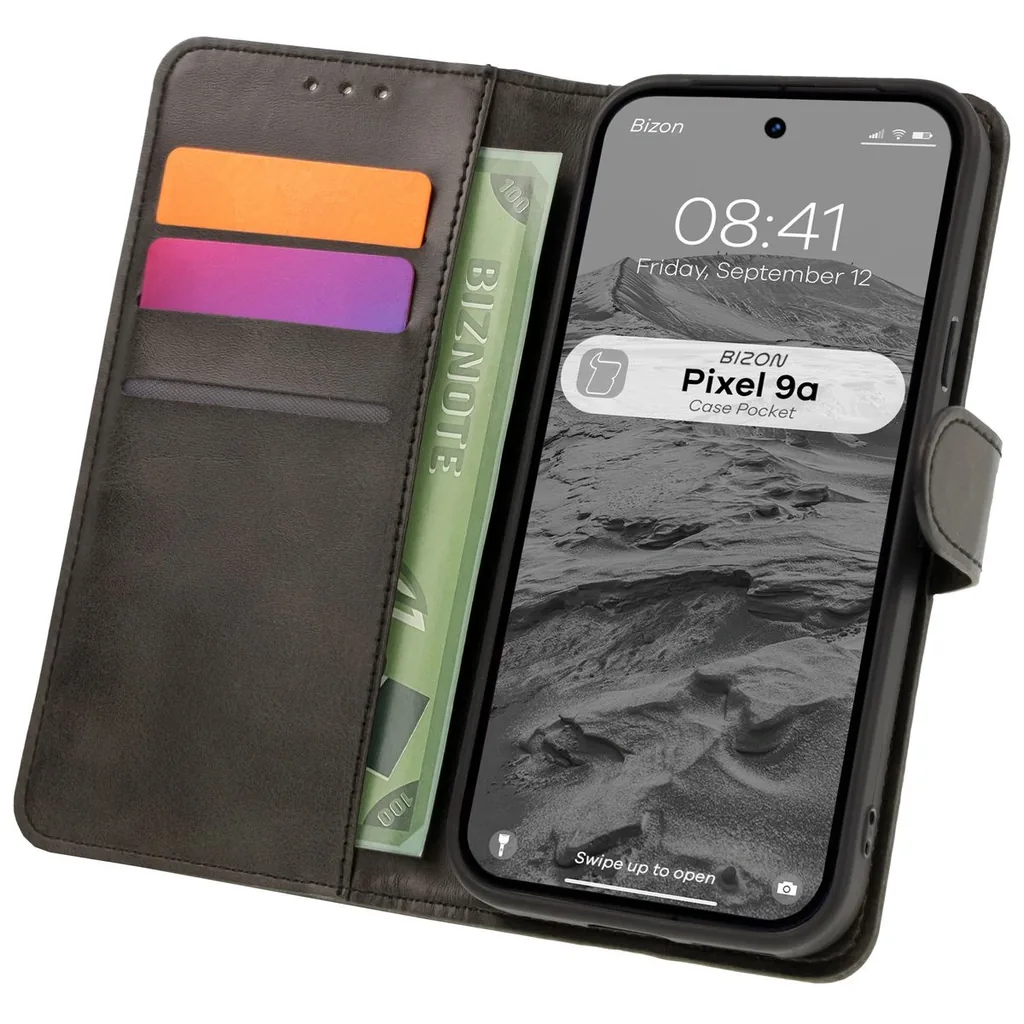Kryt Bizon Case Pocket Google Pixel 9a black