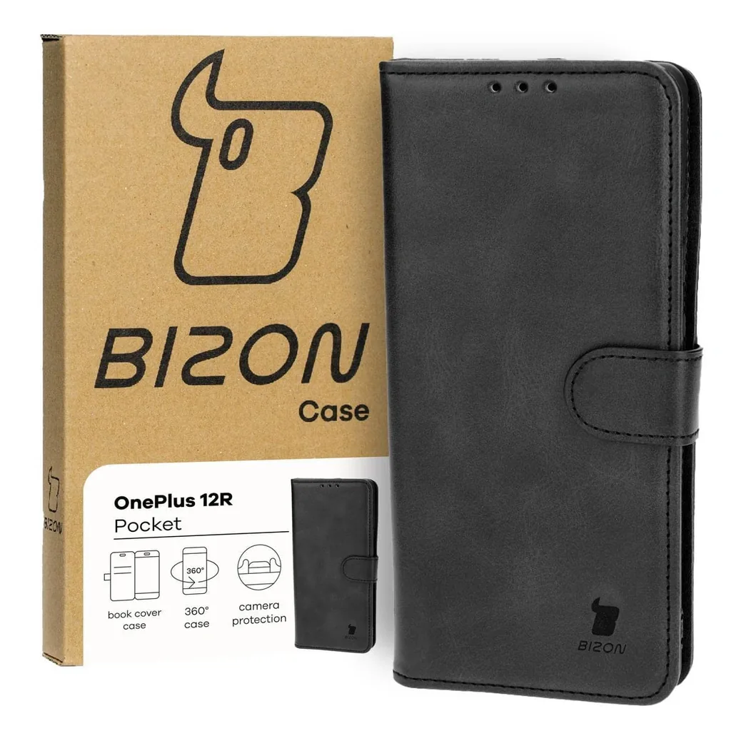 Kryt Bizon Case Pocket OnePlus 12R black