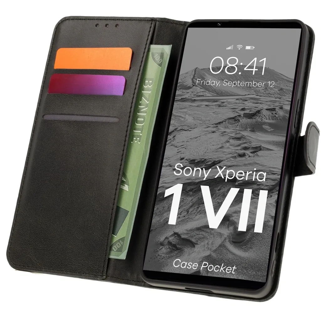 Kryt Bizon Case Pocket Xperia 1 VII black