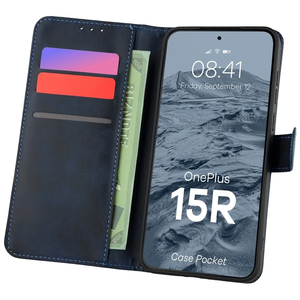 Kryt Bizon Case PocketOnePlus 15R navy blue
