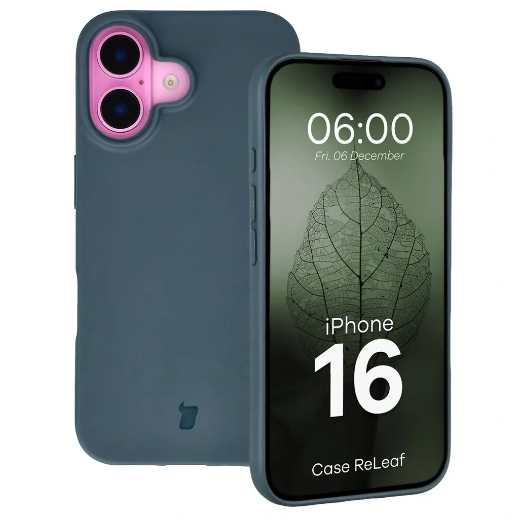 Kryt Bizon Case ReLeaf Apple iPhone 16 dark blue