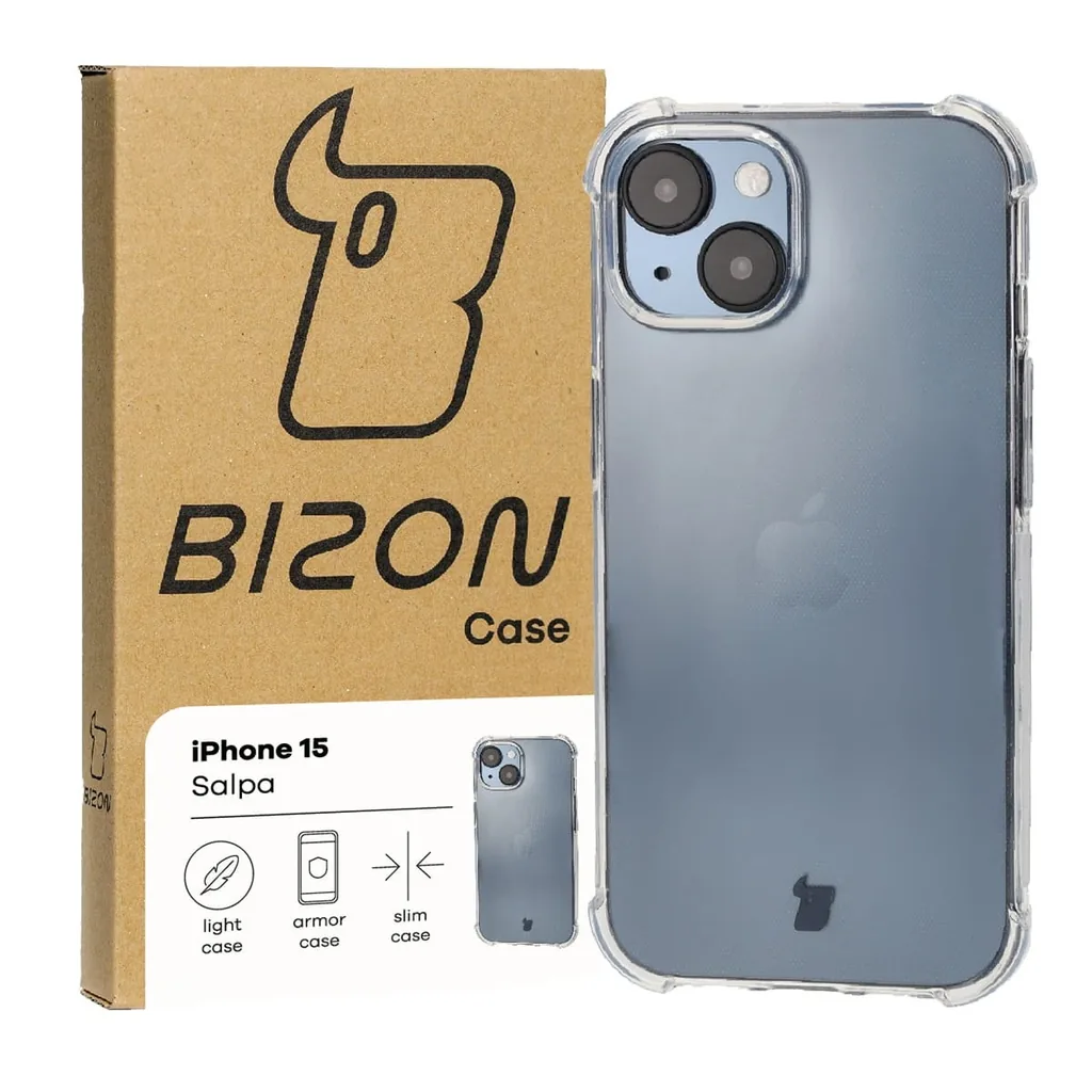Kryt Bizon Case Salpa Apple iPhone 15 clear