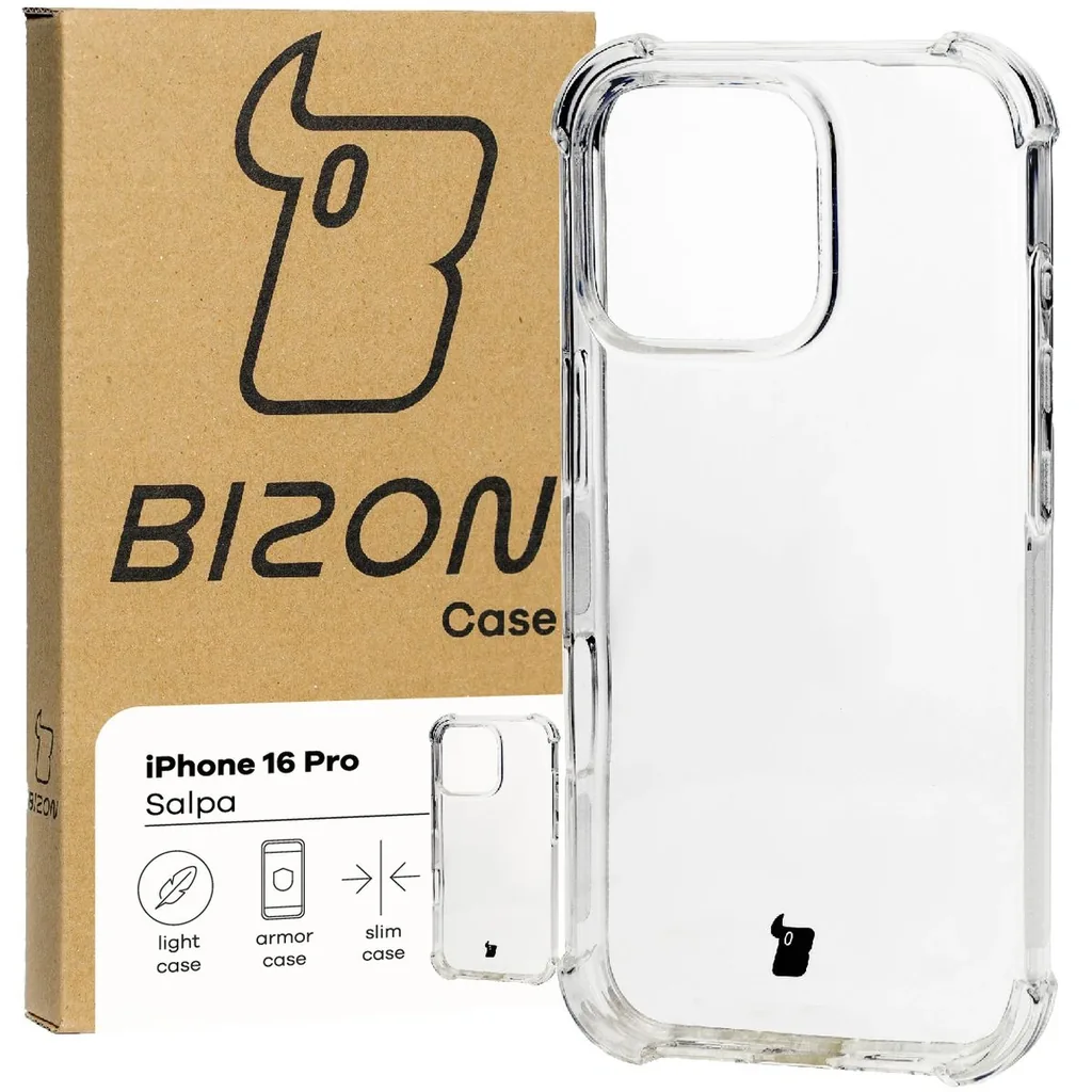 Kryt Bizon Case Salpa Apple iPhone 16 Pro clear