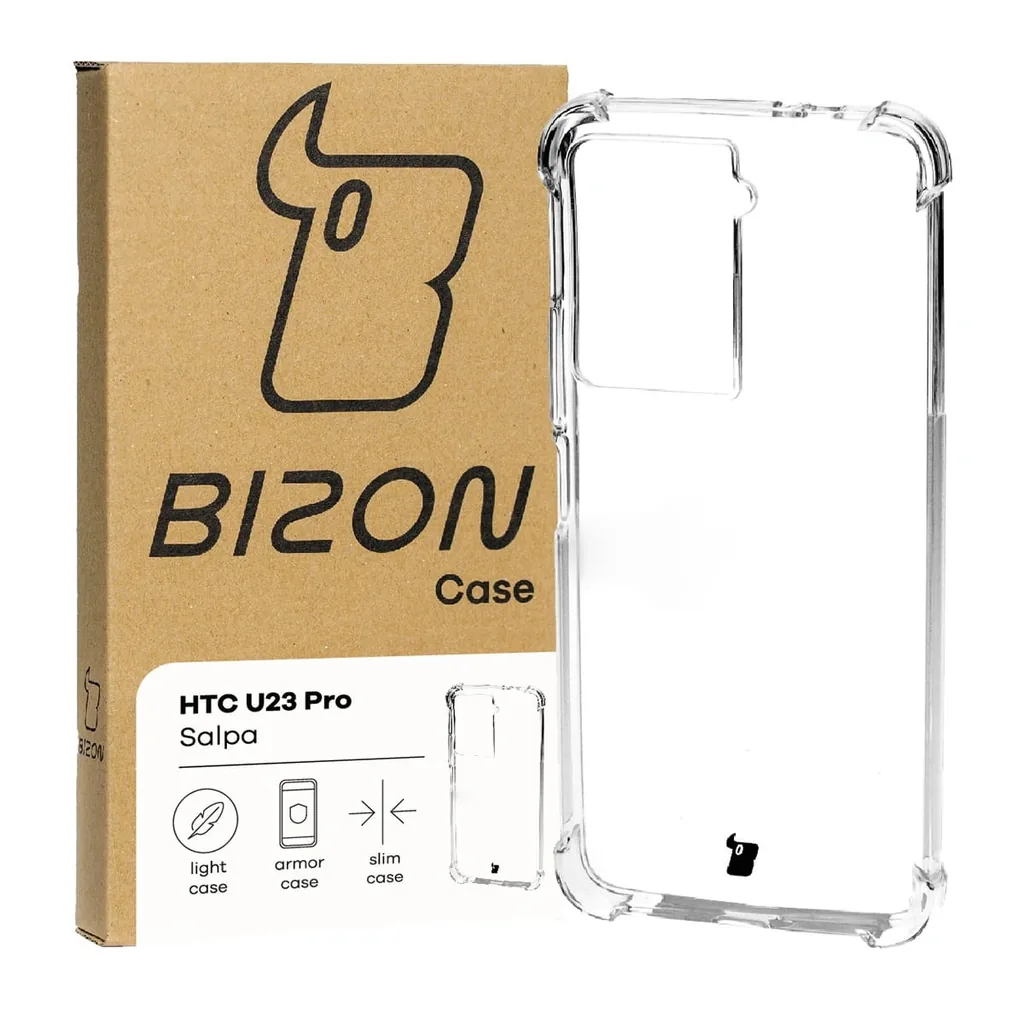 Kryt Bizon Case Salpa HTC U23 Pro clear