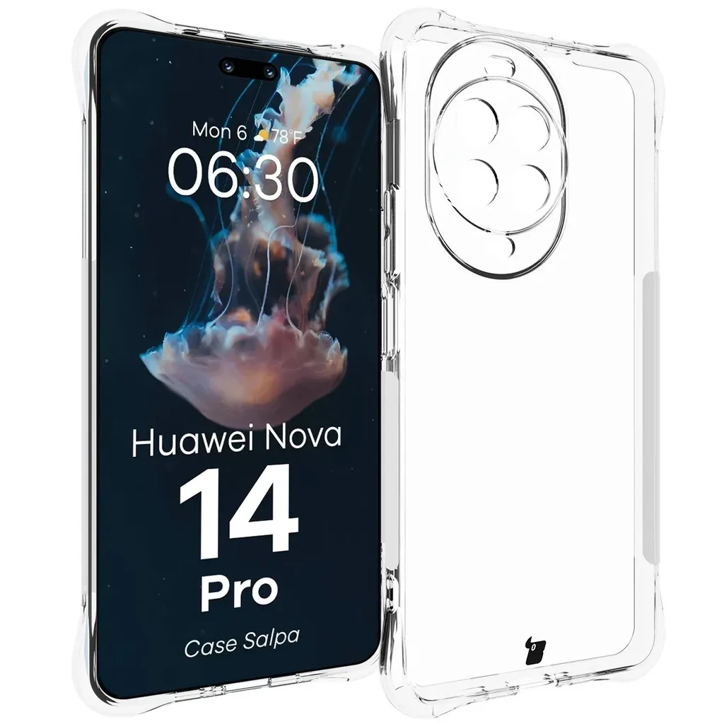 Kryt Bizon Case Salpa Huawei nova 14 Pro, clear