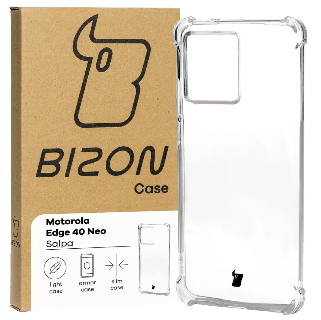 Kryt Bizon Case Salpa Motorola Edge 40 Neo clear