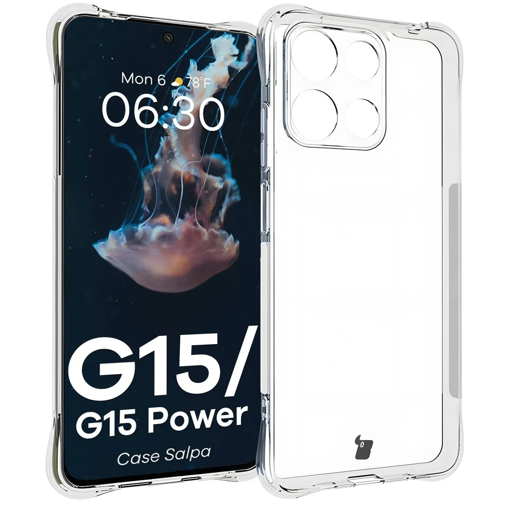 Kryt Bizon Case Salpa Motorola Moto G15 / G15 Power clear
