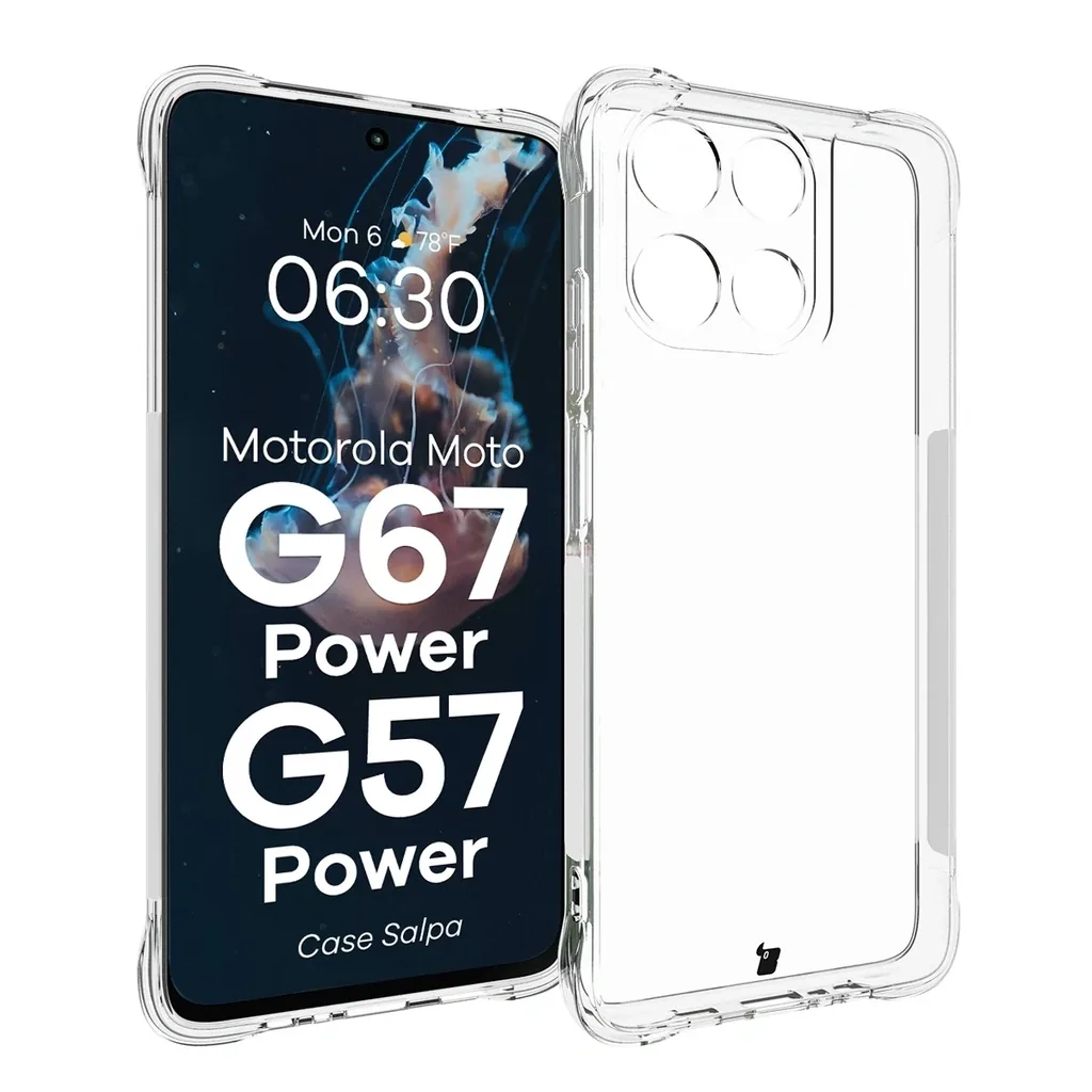 Kryt Bizon Case Salpa Motorola Moto G57 Power / G67 Power clear