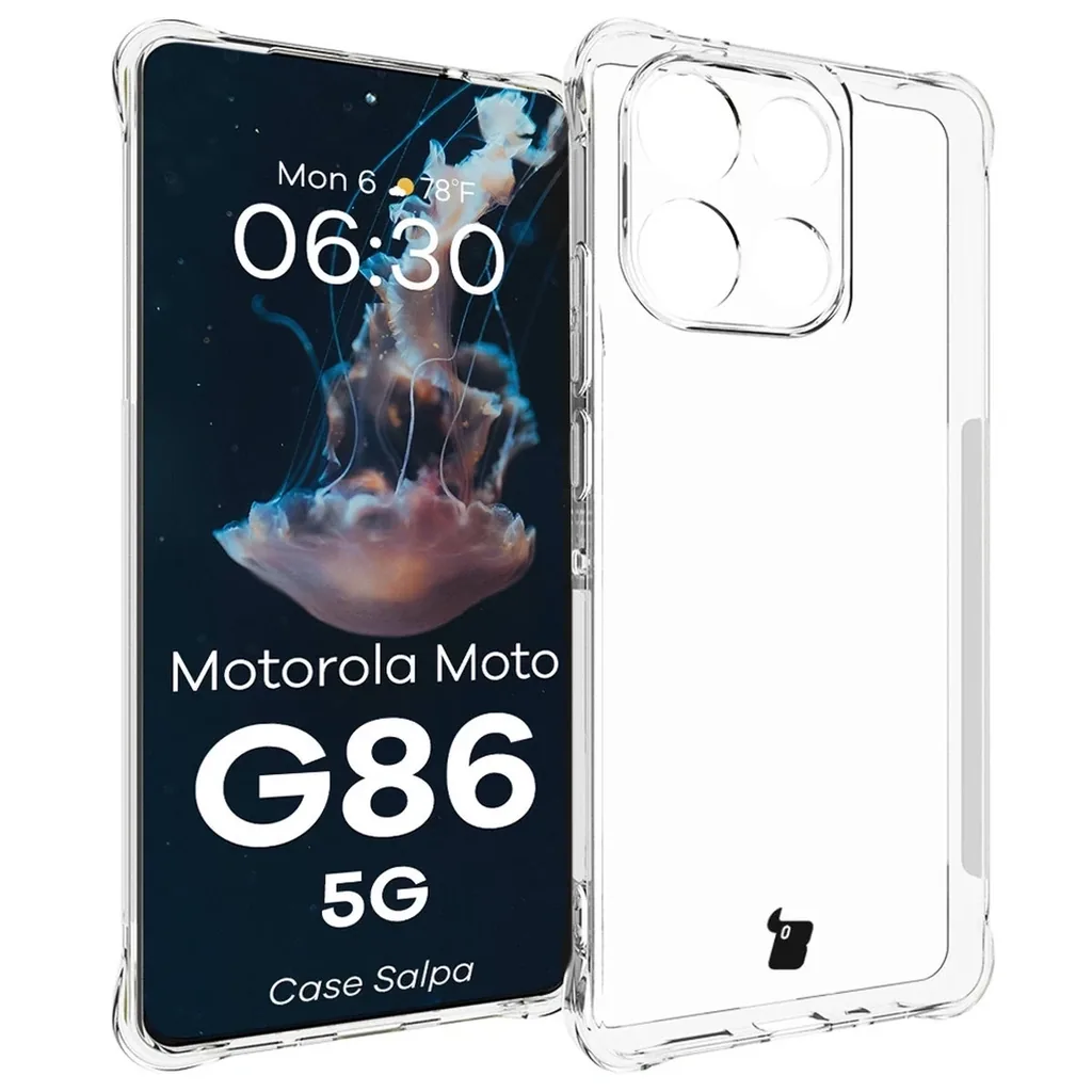 Kryt Bizon Case Salpa Motorola Moto G86 5G clear