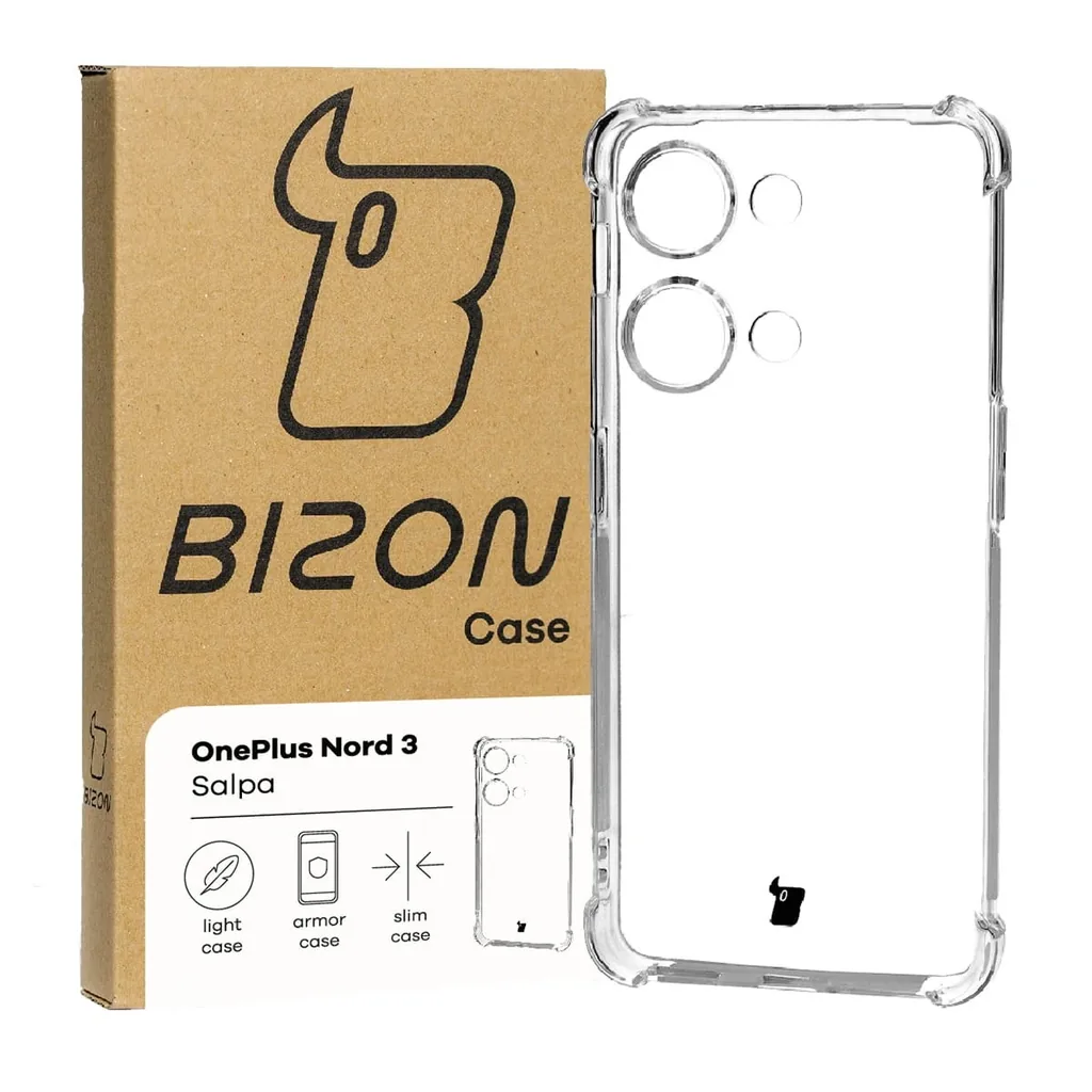 Kryt Bizon Case Salpa OnePlus Nord 3 clear