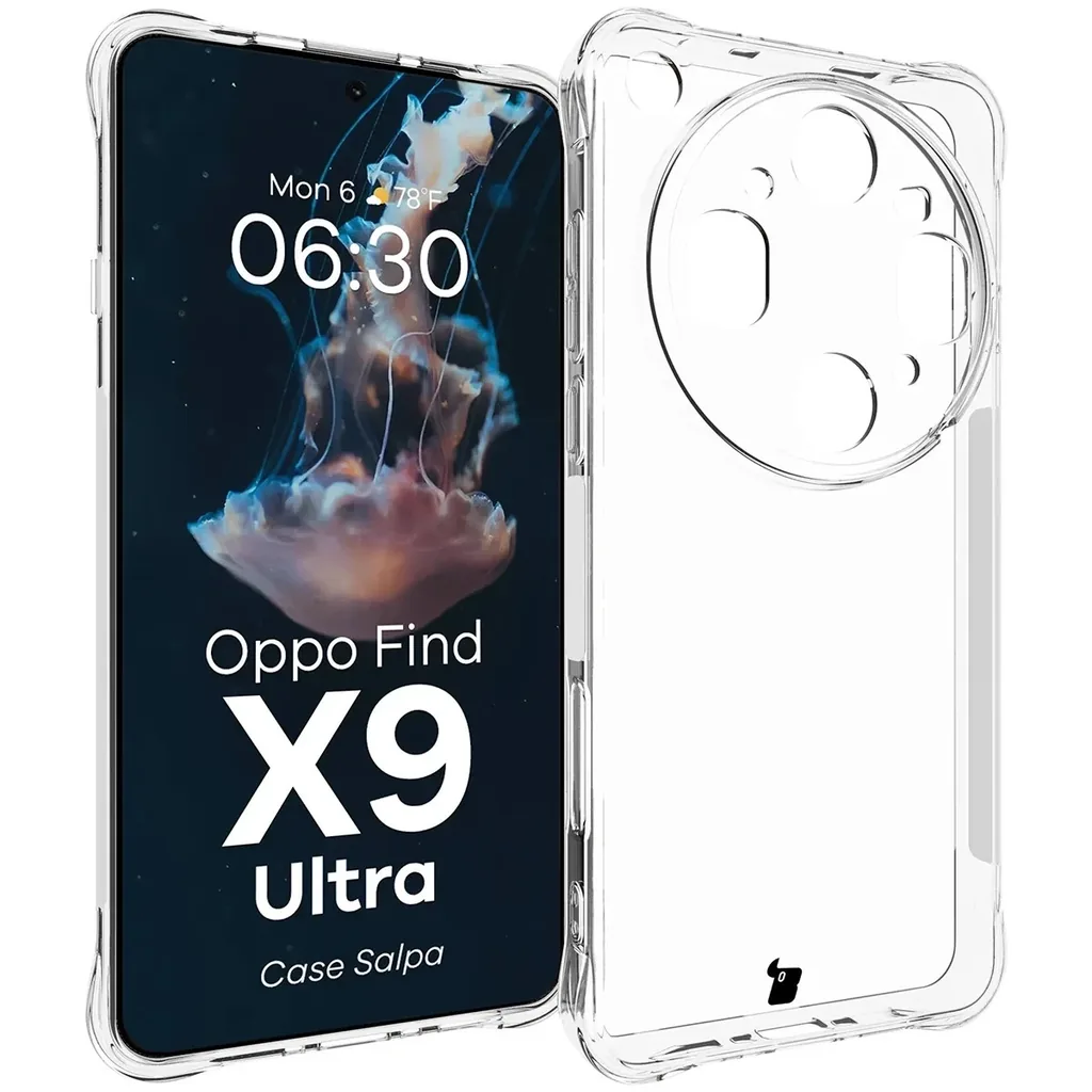 Kryt Bizon Case Salpa Oppo Find X9 Ultra, clear