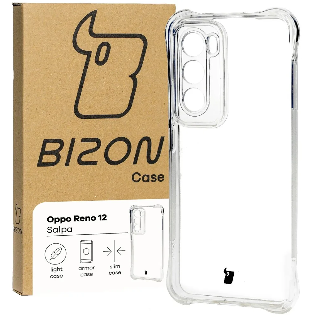 Kryt Bizon Case Salpa Oppo Reno 12 clear
