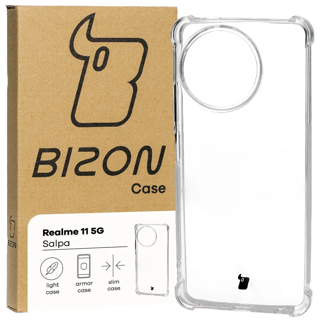 Kryt Bizon Case Salpa Realme 11 5G clear