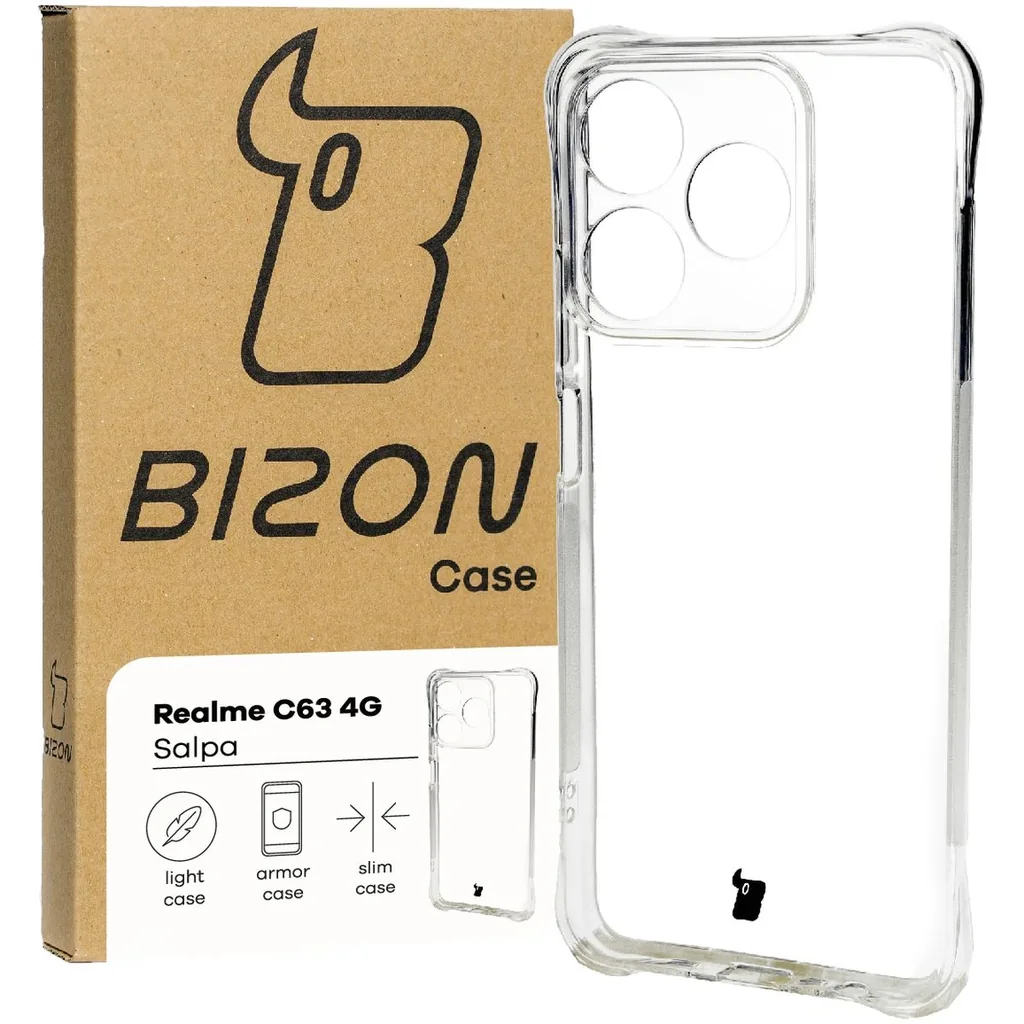 Kryt Bizon Case Salpa Realme C63 4G clear