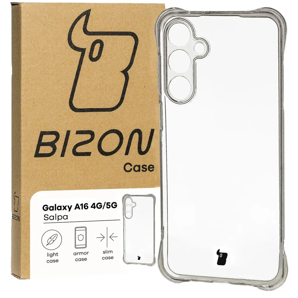 Kryt Bizon Case Salpa Samsung Galaxy A16 4G/5G clear
