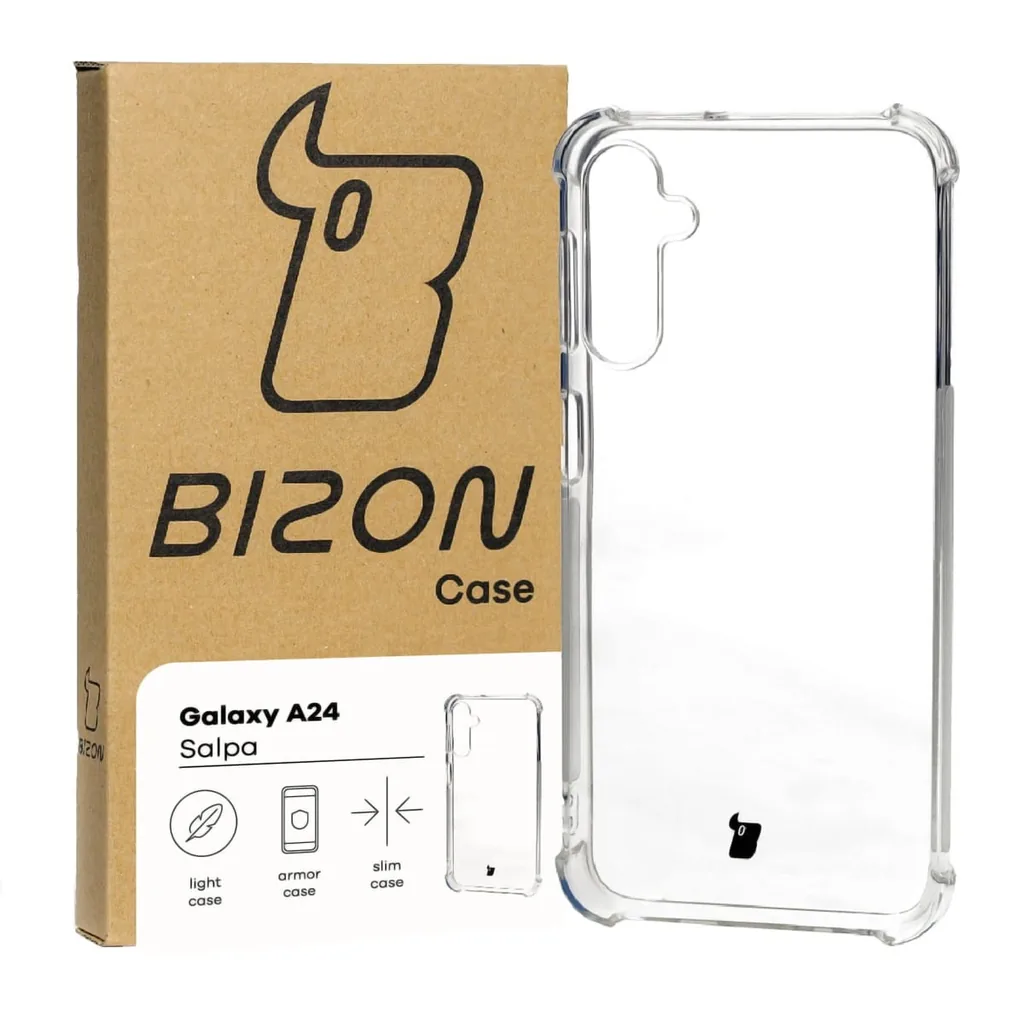 Kryt Bizon Case Salpa Samsung Galaxy A24 4G clear