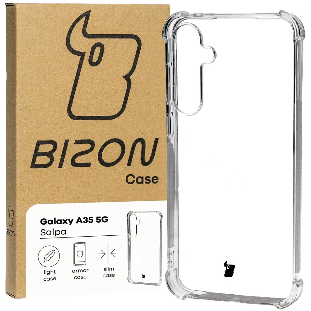 Kryt Bizon Case Salpa Samsung Galaxy A35 5G clear