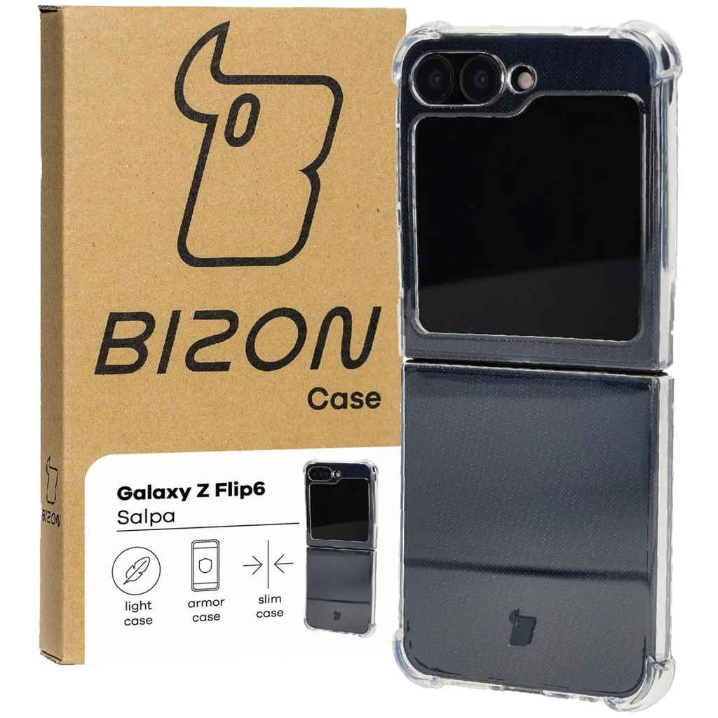 Kryt Bizon Case Salpa Samsung Galaxy Z Flip 6 / 7 FE clear