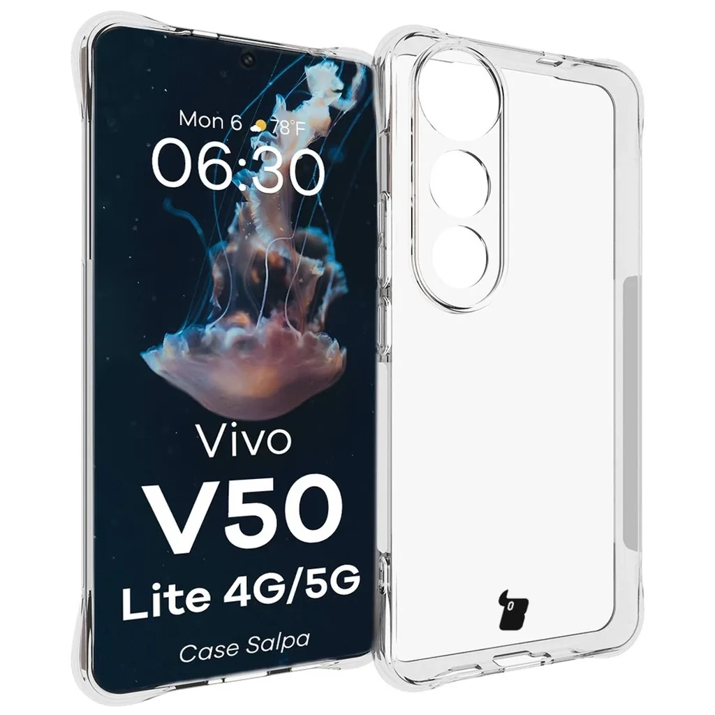 Kryt Bizon Case Salpa Vivo V50 Lite 4G / 5G clear