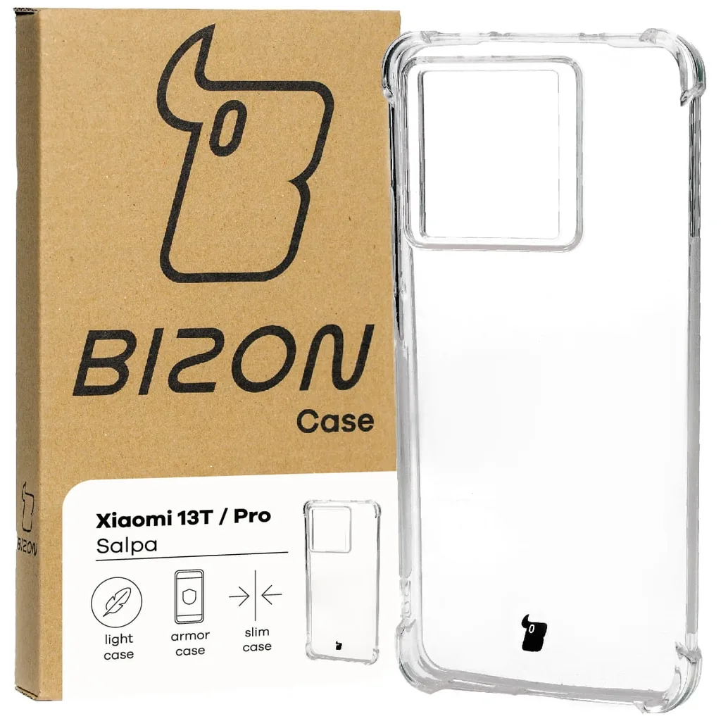 Kryt Bizon Case Salpa Xiaomi 13T Pro / 13T clear