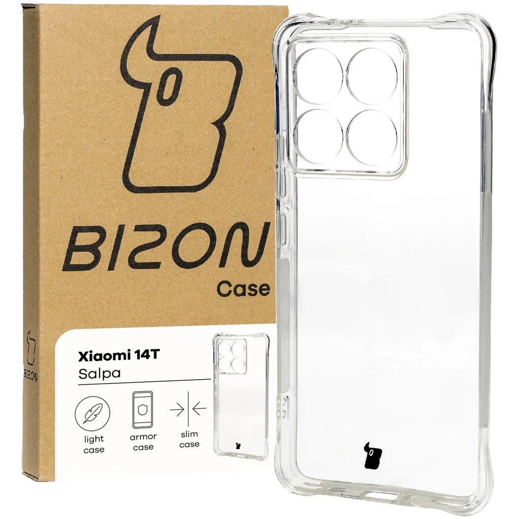 Kryt Bizon Case Salpa Xiaomi 14T clear