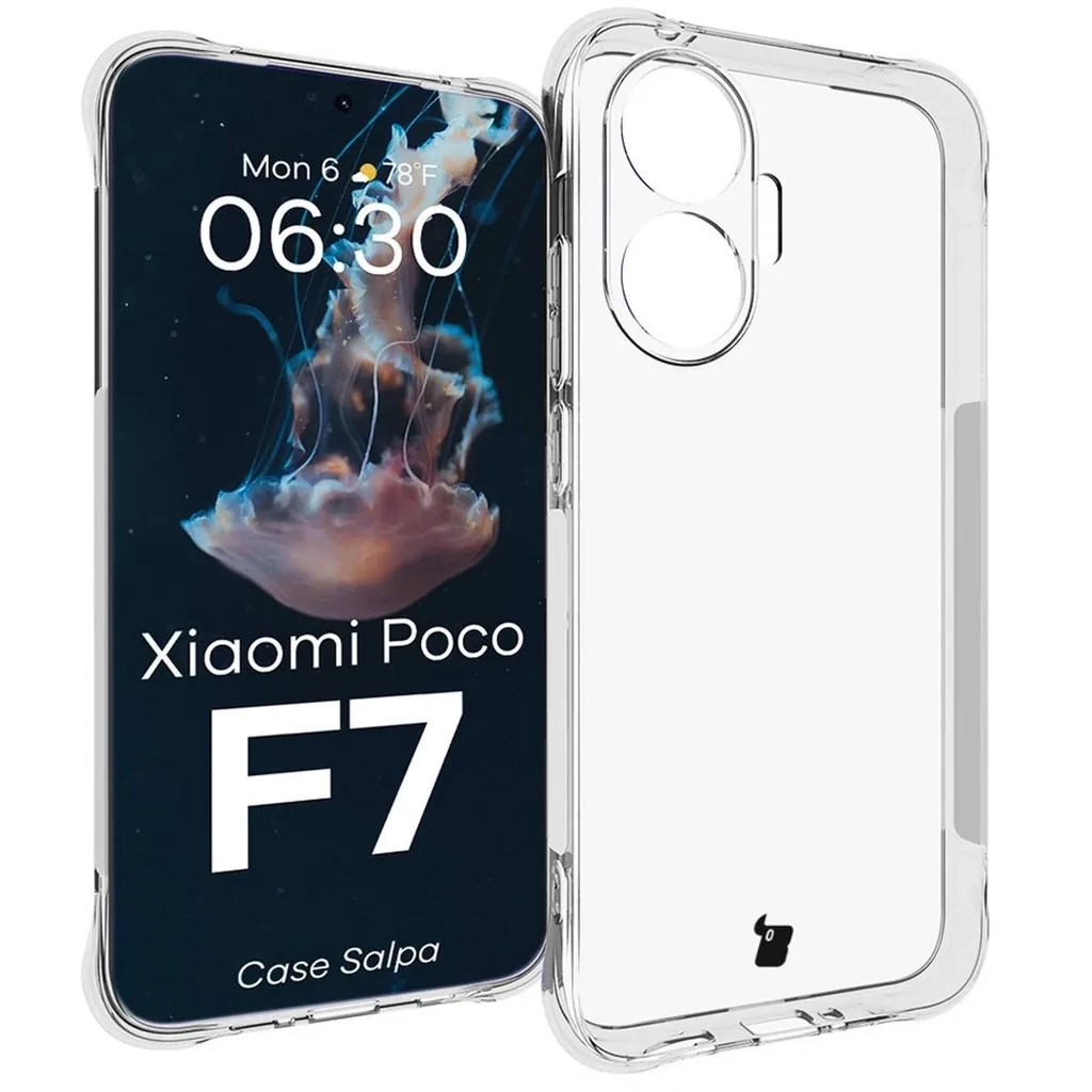 Kryt Bizon Case Salpa Xiaomi POCO F7 clear