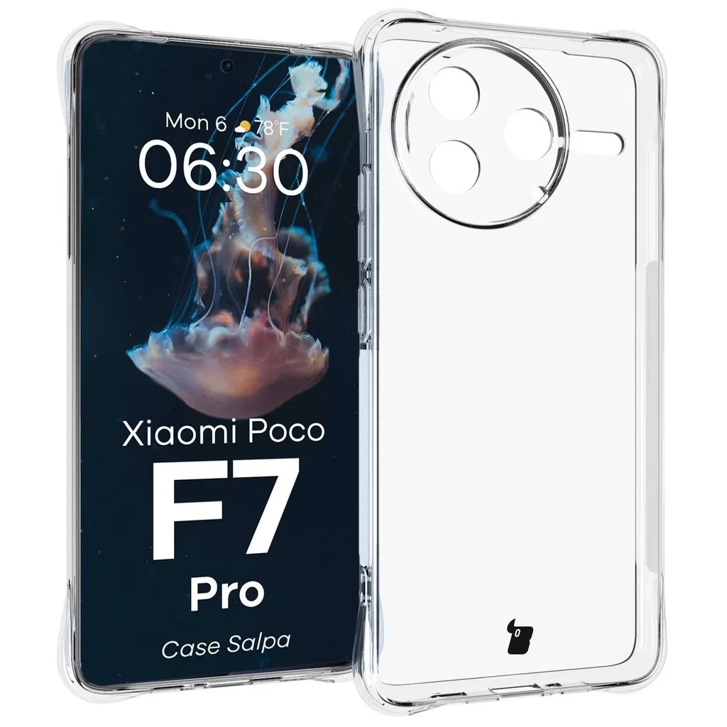 Kryt Bizon Case Salpa Xiaomi Poco F7 Pro clear