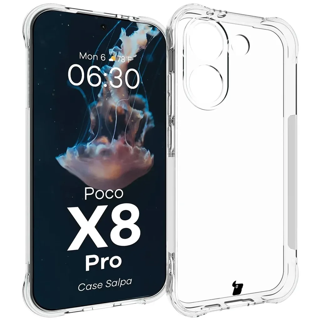 Kryt Bizon Case Salpa Xiaomi POCO X8 Pro, clear
