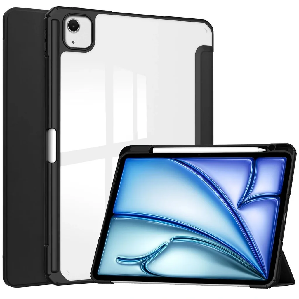 Kryt Bizon Case Tab Clear Matt Apple iPad Air 13" 2024 black